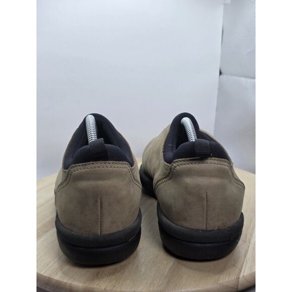 Footjoy Contour Series Mens 9 Brown Golf Mocs Shoes Soft Spikes Slip On No Laces - Picture 6 of 9